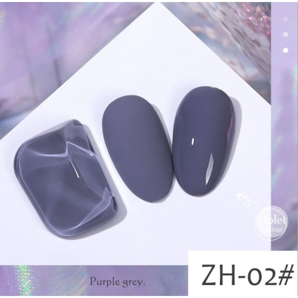 Sơn gel AS chọn lẻ chai 6 màu tím khói ZH