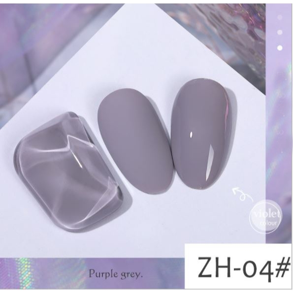 Sơn gel AS chọn lẻ chai 6 màu tím khói ZH