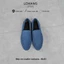 Giày da nam Loafer Lemans SL01.4 da bò lộn, đế êm chân, giày công sở, giày lười tây BH 12T