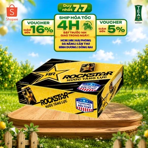Thùng 24 Lon Nước Tăng Lực Rockstar (250ml/lon)