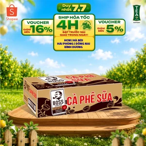 Thùng 24 Lon Cà phê sữa Boss (180ml/lon)