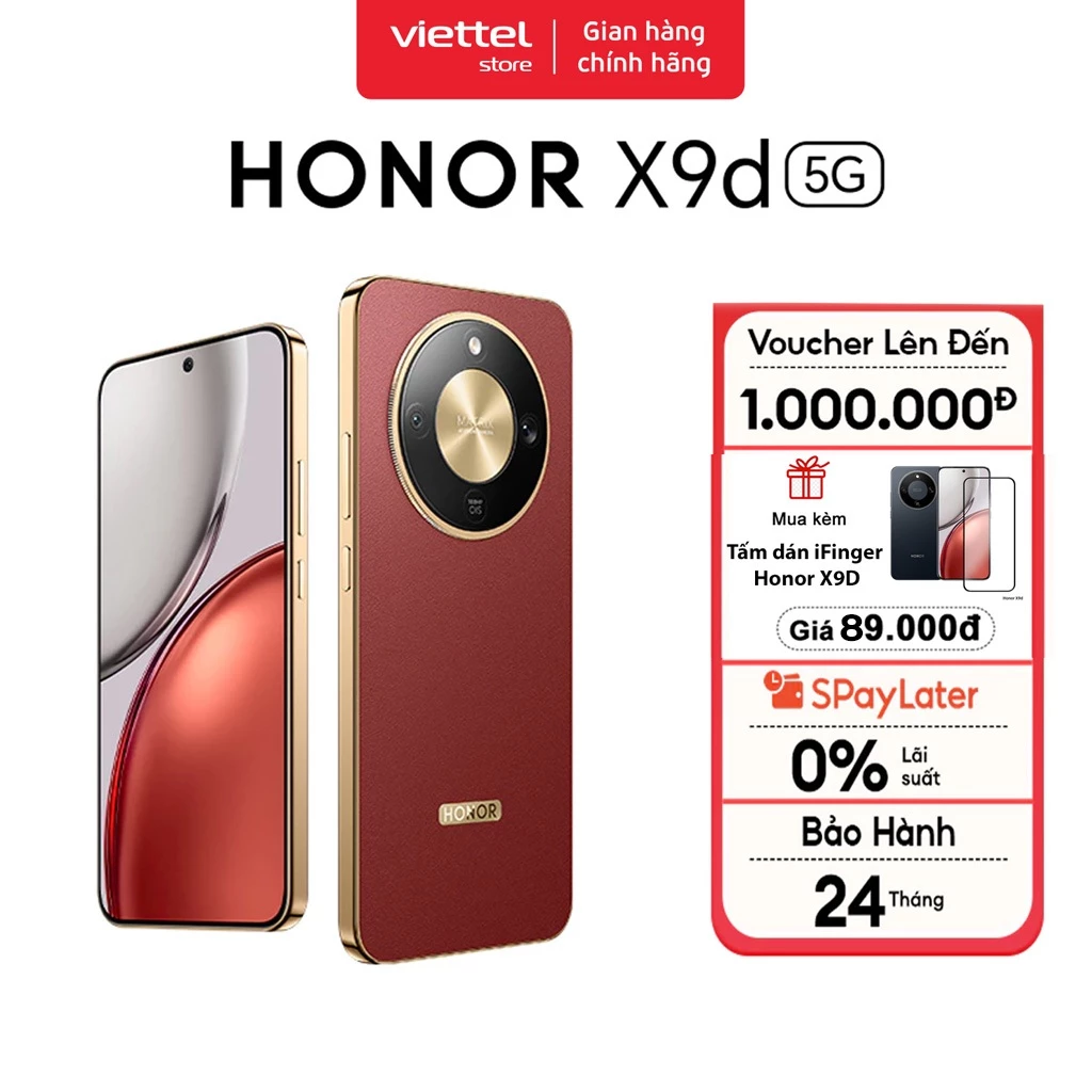 Điện thoại Honor X9d 5G 12GB + 512GB Chính hãng | Pin 8300mAh | Màn hình 6.79" 1.5K | NFC