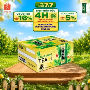 Thùng 24 Lon Trà Ô long Tea+ (320 ml/lon)
