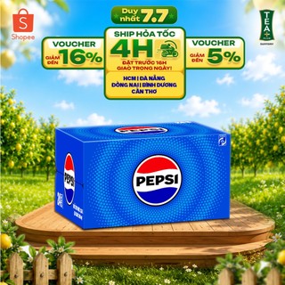 [SALE 15.7] Thùng 24 Chai Nước Ngọt Giải Khát Có Gaz Pepsi (390ml/chai)