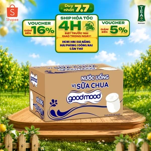 Thùng 24 Chai Nước Uống Vị Sữa Chua Goodmood (450ml/chai)
