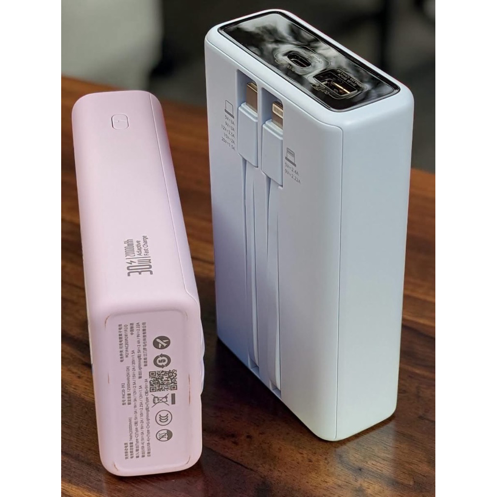 Sạc dự phòng Romoss Liền 2 dây C+L Pin 20000mAh .Hỗ trọ in-out max 30W sạc siêu nhanh samsung, iphone 15-16-17... | BigBuy360 - bigbuy360.vn