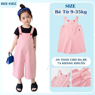 Set Yếm Bé Gái, Set Yếm Tone Hồng Baby Xinh Xắn Chất Liệu Cotton Thô Hàn