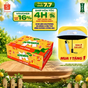 Thùng Nước Ngọt Giải Khát Có Gaz Mirinda Cam (320ml/lon)