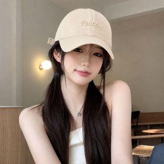 Mũ Lưỡi Trai HAZIN Form Cứng, Thêu Chữ Peachy, Nón Lưỡi Trai Nam Nữ Chất Vải Kaki Thoáng Mát Nhiều Màu Hot Trend