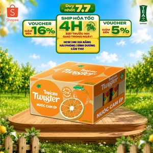 Thùng 24 Chai Nước Trái Cây Twister Cam (320ml /chai)