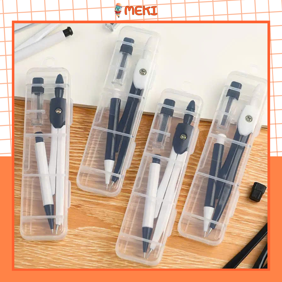 Compa MEKI Nhật Bản Chất Lượng Cao Vẽ Kỹ Thuật, Bộ Compa