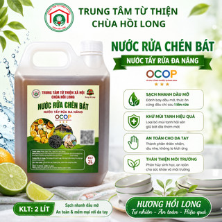 Nước Rửa Chén Bát OCOP Hương Hồi Long 2L - Sạch Dầu Mỡ, Thơm Mát, Dịu Nhẹ