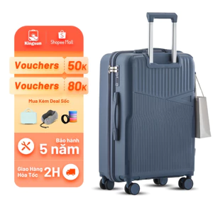Vali KINGSUN NOVA - Nhựa PP chịu ngoại lực tuyệt đối 20/24/28 chống vỡ, bảo hành 5 năm