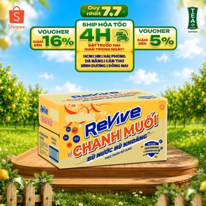 Thùng 24 Chai Nước Điện Giải Revive Chanh Muối (390ml/chai)