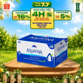 [SALE 15.7] Thùng 24 Chai Nước tinh khiết Aquafina (500ml/chai)
