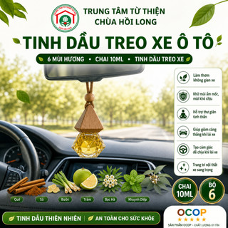 Tinh Dầu Treo Xe Ô Tô Hương Hồi Long 10ml – Khử Mùi, Làm Thơm, Thư Giãn Không Gian Xe