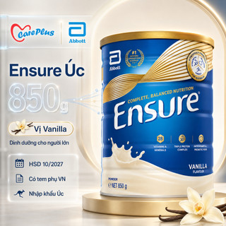 Ensure Abbott Úc 850g Vani sữa dinh dưỡng người lớn, nhập khẩu Úc chính hãng