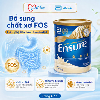Ensure Abbott Úc 850g Vani sữa dinh dưỡng người lớn, nhập khẩu Úc chính hãng