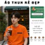 Áo thun, phông CÚN HOUSE Áo tay lỡ tshirt cổ tròn UNISEX nam nữ Cotton oversize form rộng