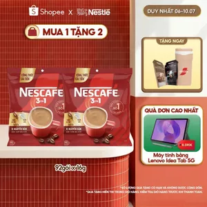 Combo 2 Bịch Cà phê Hòa tan NESCAFÉ VỊ NGUYÊN BẢN 46 gói - Đậm thơm hài hòa