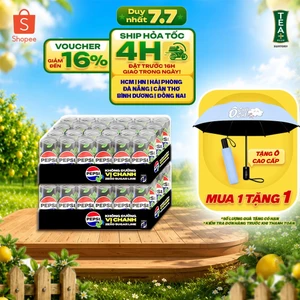 Combo 2 Thùng 24 Lon Pepsi Vị Chanh Không Calo, Không Đường (320ml/lon)