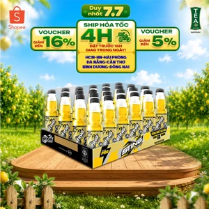 Thùng 24 Chai Nước Tăng Lực Sting Vàng (330ml/chai)