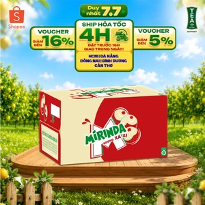 Thùng 24 Chai Nước Ngọt Giải Khát Mirinda Xá Xị (390ml/chai)