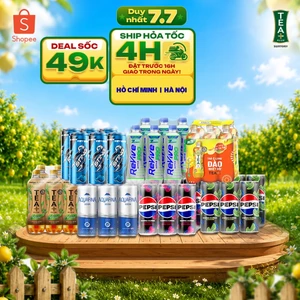 Lốc 6 Nước giải khát đủ loại (Trà, Nước Tăng Lực, Nước ngọt Có Ga, Nước Điện Giải)
