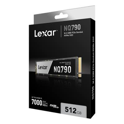 Ổ Cứng SSD Lexar NQ790 512GB M2 2280 NVMe PCIe Gen 4x4 (Đọc 7000MB/s Ghi 2900MB/s) | Chính Hãng | Bảo Hành 60 Tháng | BigBuy360 - bigbuy360.vn