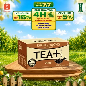 Thùng 24 Chai Trà Ô long Tea+ Không Đường (450ml/chai)