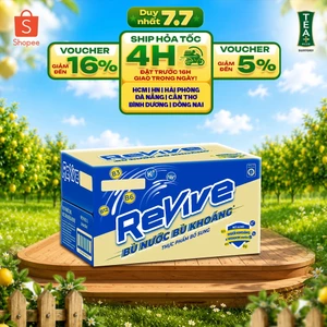 Thùng 24 Chai Nước Điện Giải Revive (500ml/chai)