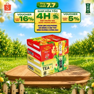 [SALE 15.7] Combo 1 Thùng Trà Ô Long Tea+ và 1 Thùng Trà Ô Long Tea+ Vị Đào Nhiệt Đới (320ml/lon)