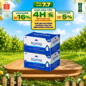 Combo 2 Thùng Nước tinh khiết Aquafina (500ml/chai)