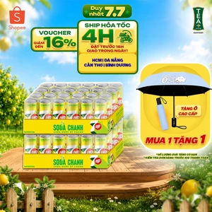 Combo 2 Thùng 24 Lon 7UP Soda Chanh Không Calo, Không Đường (320ml/lon)