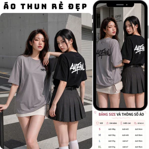 Áo thun, phông NO FAIL Áo tay lỡ tshirt cổ tròn UNISEX nam nữ Cotton oversize form rộng