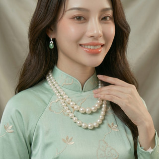 [ DAISYN ] N732  chuỗi hạt ngọc mang aó dài 2 sợi chuỗi dây chuyền ngọc nhân tạo sang trọng cho nữ