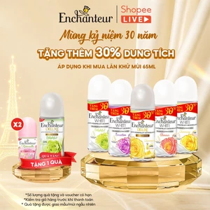 Lăn Khử Mùi Nữ Hương Nước Hoa Enchanteur Delightful/Glamour/Sensation/Charming 65ml