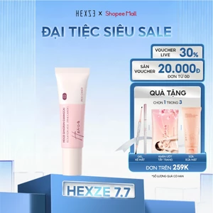Má hồng dạng kem mini HEXZE 4g, lên màu tự nhiên, lâu trôi, da căng bóng