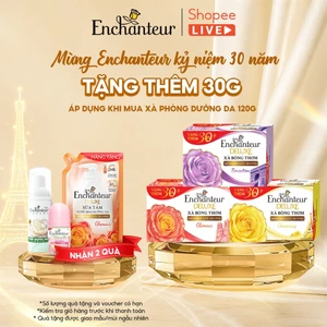 Xà Phòng Dưỡng Da Hương Nước Hoa Enchanteur Glamour/Sensation/Charming 120g