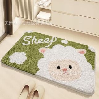 ( TẶNG QUÀ SET 10 KHẨU TRANG) Thảm Lau Chân Cao Cấp-  Dấu Chân Hồng Chống Trơn Trượt, Thấm Nước In Hình 3D 40X60cm MEILI