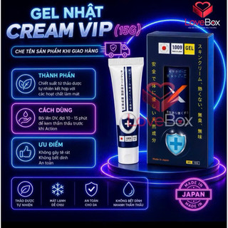 Kem Vip Nhật - Cream Vip - Kem Bôi Ngoài Da Dương Am Dành Cho Nam