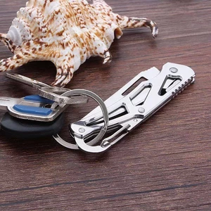 Móc Khóa Đa Năng Mini Bằng Thép Không Gỉ – Nhỏ Gọn, Bền Bỉ, Tiện Lợi Mang Theo Mỗi Ngày