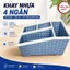 Khay nhựa tiện ích 4 ngăn Việt Nhật size to KN002