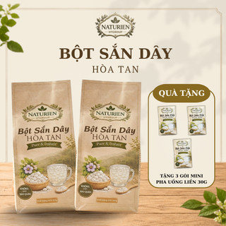 Combo 2 Túi Bột Sắn Dây Naturien 500G, Bột Sắn Dây Nguyên Chất Thanh Nhiệt Đẹp Da