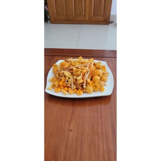 snack tá lả ngon giòn rùm rụm ăn là mê  bim bim mix (snack tổng hợp) với nhiều loại bánh snack khác nhau.