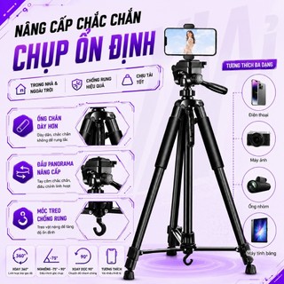 Chân Giá Đỡ VUASI Tripod 3520 Chân Máy Ảnh, Máy Quay, Ống Nhòm, Điện Thoại, Máy Chiếu 3 Chân Đa Năng
