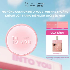 Má Hồng Cushion INTO YOU Lì Mịn Nhẹ Thoáng Khí Giữ Lớp Trang Điểm Lâu Trôi Bền Màu 3.2g