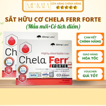 Sắt Chela Ferr Forte, Sắt cho mẹ bầu và sau sinh, Viên sắt hữu cơ Chela Ferr Forte (14 và 28mg