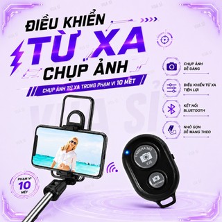 REMOTE VUASI Điều Khiển Kết Nối Bluetooth Hỗ Trợ Chụp Ảnh Từ Xa Cho Điện Thoại , Đa Năng Tiện Lợi