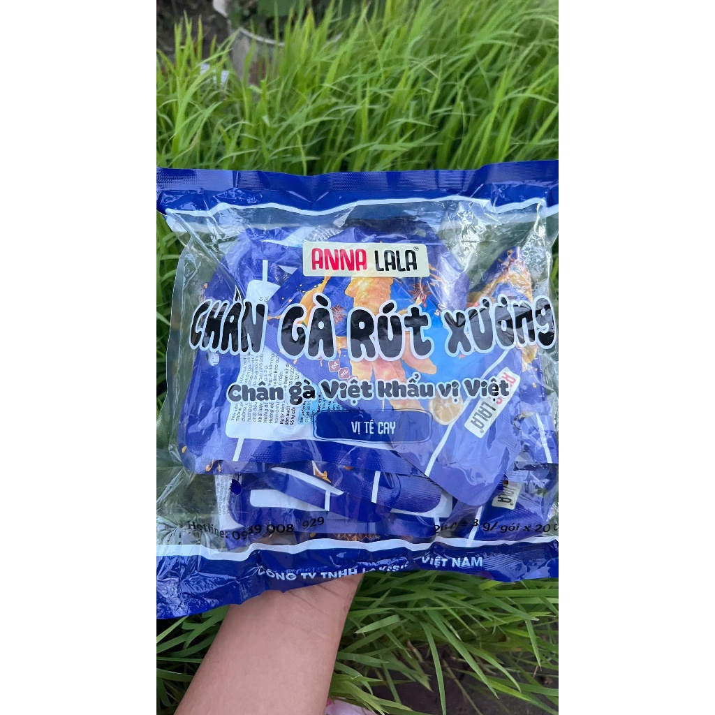 COMBO CHÂN GÀ RÚT XƯƠNG ANNALALA Thơm ngon cực cuốn 26G +- 3G . Sản phẩm có 3 vị , 3 màu cho quý khách dễ lựa chọn